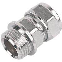 Flomasta Brass Compression Adapting Male Coupler 15mm x 1/2" (67110)