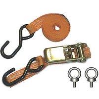 Van Guard Ratchet Tie-Down Strap with Hook & Eyebolts 2.5m x 25mm (6715T)
