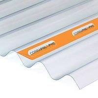 Corrapol AC700 Corrugated Roofing Sheet Clear 1000mm x 950mm (671JC)