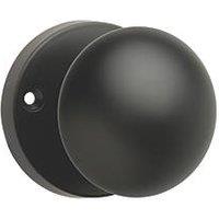 Designer Levers Orion Mortice Door Knob Pair Matt Black 58mm (671KK)
