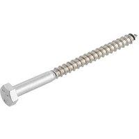 Easydrive Hex Bolt Thread Cutting Coach Screws 10mm x 120mm 10 Pack (6723T)