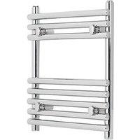 Towelrads 500mm x 400mm 450BTU Chrome Flat Designer Towel Radiator (672RY)