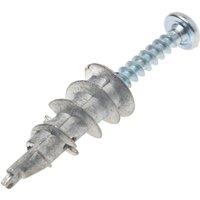 Corefix TWIST No Drill Medium Duty Plasterboard Fixings 13mm x 31mm 100 Pack (672TW)