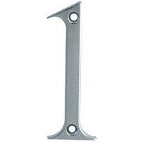 Fab & Fix Door Numeral 1 Polished Chrome 80mm (6738P)