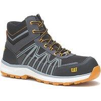 CAT Charge Hiker Size 8 Black/Orange Water-Resistant Safety Boots (673KE)