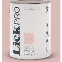 LickPro 5Ltr Pink 05 Vinyl Matt Emulsion Paint (673TM)