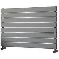 Ximax Oceanus 595mm x 900mm 1949BTU Silver Horizontal Designer Radiator (674TP)