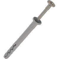Rawlplug R-FX-N A2 Nylon Hammer-In Fixings 6mm x 60mm 100 Pack (676VA)