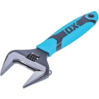 OX Pro Adjustable Wrench with Ultra Wide Jaw 6" (676XV)