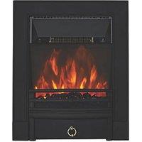 Focal Point Soho Black Switch Control Freestanding, Semi-Recessed or Fully Inset Electric Fire 485mm x 153mm x 596mm (6777G)