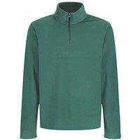 Regatta Micro Zip Neck Fleece Bottle Green Small 37.5" Chest (677HY)