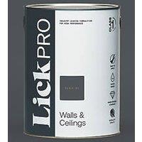 LickPro Max+ 5Ltr Black 01 Matt Emulsion Paint (677JX)
