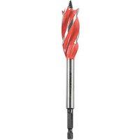 Armeg Wood Beaver Hex Shank 4-Flute Auger Wood Drill Bit 22mm x 165mm (67835)