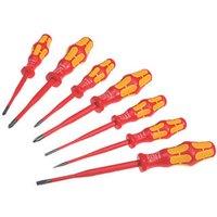 Wera Kraftform Plus Mixed VDE Extra-Slim Screwdriver Set 7 Pieces (678FP)