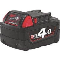 Milwaukee M18 B4 18V 4.0Ah Li-Ion RedLithium Battery (679FJ)