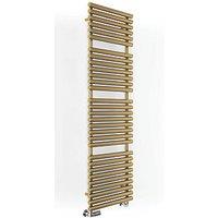Terma 1800mm x 520mm 3454BTU Brass Flat Designer Towel Radiator (680RH)