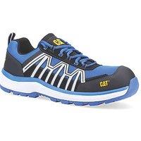 CAT Charge Size 8 Black/Blue Water-Resistant Safety Trainers (680TV)