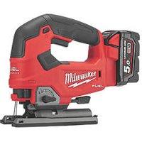 Milwaukee M18 FJS-502X FUEL 18V 2 x 5.0Ah Li-Ion RedLithium Brushless Cordless Jigsaw (681GX)