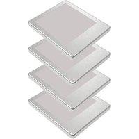 Sensio Horizon Pro Rectangular LED Under Cabinet Lights Steel 14.4W 250lm 4 Pack (681PE)