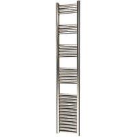 Towelrads 1600mm x 300mm 1572BTU Grey / Silver Flat Designer Towel Radiator (681RY)