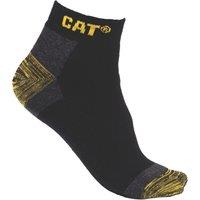 CAT Sneakers Work Socks Black 12-14 3 Pairs (681XC)