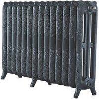 Arroll 760mm x 1154mm 6879BTU Pewter Cast Iron 3 Column Radiator (6824P)