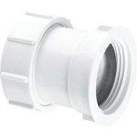 McAlpine S29 Compression Connection Straight Connector White 32mm x 32mm (682HR)