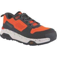 Regatta Crossfort S1 Trainer Size 10 Flame Orange/Gun Metal Waterproof Safety Boots (682JW)