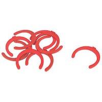 FloPlast FloFit+ Plastic Collet Clips Red 28mm 10 Pack (682RF)