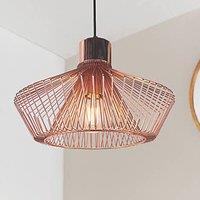 Quay Design Kuma Metal Caged Pendant Copper (682VG)