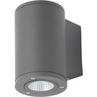 Zink Mizar Outdoor LED Wall Light Fitting Anthracite 10W 740lm (682VH)