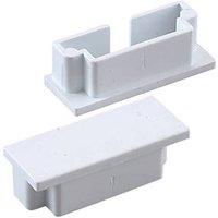 Deta TTE Maxi Trunking End Caps 38mm x 16mm 2 Pack (682VT)