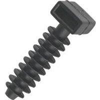 Essentials Cable Tie Masonry Mounts Black 40.2mm x 10mm 100 Pack (68305)