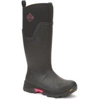 Muck Boots Arctic Ice Tall Size 5 Womens Black/Pink Non Safety Wellies (683XR)