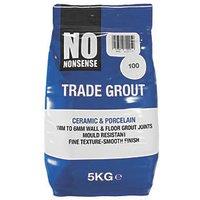 No Nonsense Wall & Floor Grout White 5Ltr (684KC)