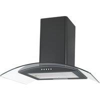 Essentials Curved Glass Hood Black 600mm (684VK)
