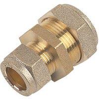 Flomasta Brass Compression Reducing Coupler 22mm x 15mm (68500)