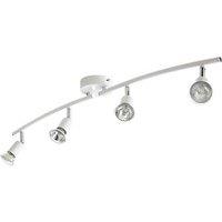Essentials Sasha Bar 4-Light Spotlight White (6859V)