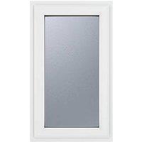 Crystal Left-Hand Opening Obscure Triple-Glazed Casement White uPVC Window 610mm x 1040mm (685JM)