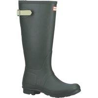 Hunter Original Tall Back Adjustable Size 6 Womens Green Non Safety Wellies (685XW)
