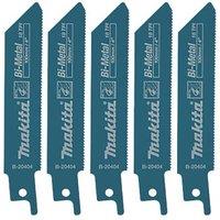 Makita B-20404 Sheet Metal Reciprocating Saw Blades 100mm 5 Pack (6865R)