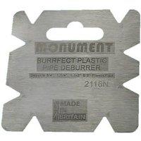 Monument Tools Internal & External Plastic Pipe Deburrer 19, 32, 38 & 51mm (6867K)