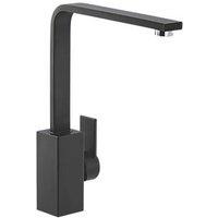 Streame by Abode Pixell Quad Single Lever Mono Mixer Kitchen Tap Matt Black (686JM)