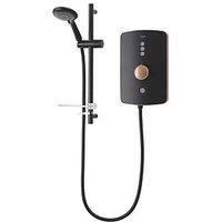Triton Amala Black with Copper Accents 8.5kW Electric Shower (687JF)