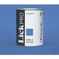 LickPro Max+ 5Ltr Blue 19 Matt Emulsion Paint (687JY)