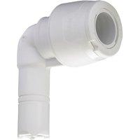Hep2O Plastic Push-Fit Reducing 90 Keyless Stem Elbow 15mm x 10mm (687RE)