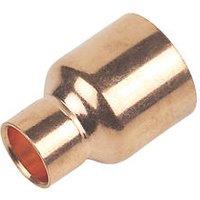 Flomasta Copper End Feed Fitting Reducers F 15mm x M 28mm 2 Pack (68814)