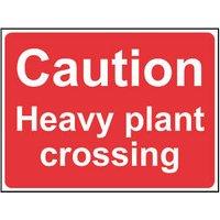 Essentials "Caution Heavy Plant Crossing" Sign 450mm x 600mm (688HL)