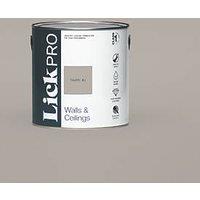 LickPro Max+ 2.5Ltr Taupe 01 Eggshell Emulsion Paint (688JY)