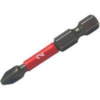 Wera Impaktor 1/4" 50mm Hex Shank PH2 Diamond-Coated Screwdriver Bits 5 Pack (689HP)